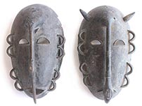 two masks of the Djimini People masques djimini