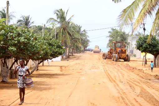 Avenue Madiba wird planiert